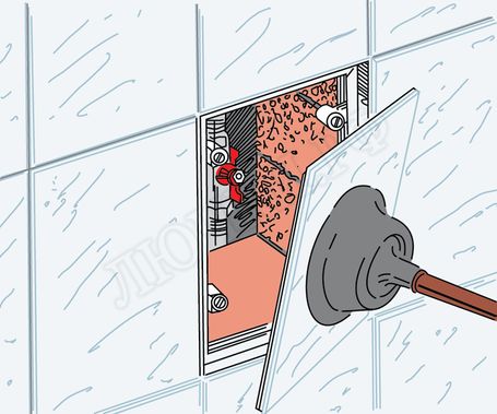 Люк сантехнический ДКП 200*250 Люк сантехнический ДКП 200*250