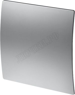 Вытяжной вентилятор Awenta System+, Turbo, 100 KWT100CTR, Escudo, PET100, Серебро (сатин), пластик Вытяжной вентилятор Awenta System+, Turbo, 100 KWT100CTR, Escudo, PET100, Серебро (сатин), пластик