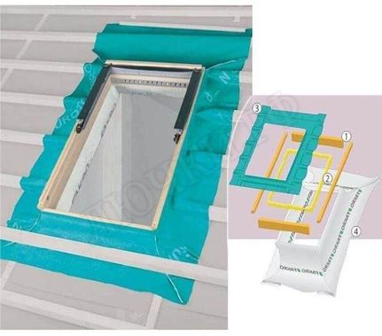 Комплект окладов XDK RU гидро-пароизоляционный с утеплением 780*1400 Комплект окладов XDK RU гидро-пароизоляционный с утеплением 780*1400