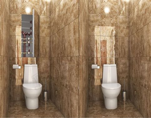 Люк-дверь под плитку Техно 2 створки 1900*1100 Люк-дверь под плитку Техно 2 створки 1900*1100