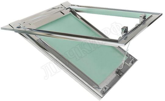 Люк под покраску Ультра для установки в потолок 750*450 (посадочный размер 756*456) Люк под покраску Ультра для установки в потолок 750*450 (посадочный размер 756*456)