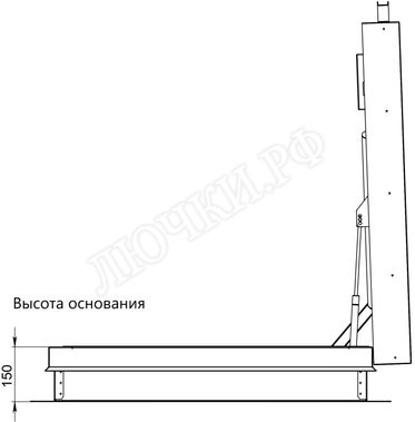 Люк для выхода на кровлю Оптимус 900*900 Люк для выхода на кровлю Оптимус 900*900