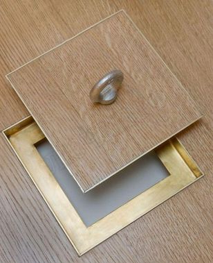 Напольный люк из латуни бюджет Напольный люк из латуни бюджет