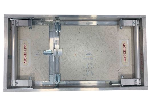 Люк под плитку Нажимной Секрет-Лайт 2 створки 850*700 Люк под плитку Нажимной Секрет-Лайт 2 створки 850*700