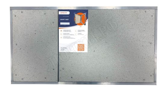 Люк под плитку Нажимной Секрет-Лайт 2 створки 850*700 Люк под плитку Нажимной Секрет-Лайт 2 створки 850*700