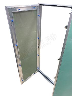 Люк под покраску Хаммер Гиппократ для установки в стену, 2 створки, съёмная перегородка 800*1100 Люк под покраску Хаммер Гиппократ для установки в стену, 2 створки, съёмная перегородка 800*1100