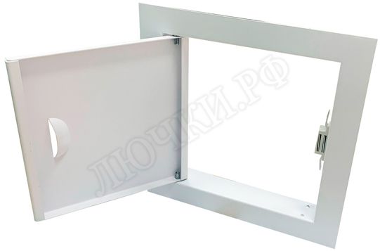 Сантехнический люк Комфорт, с магнитом 200*1350, RAL 9003 муар Сантехнический люк Комфорт, с магнитом 200*1350, RAL 9003 муар