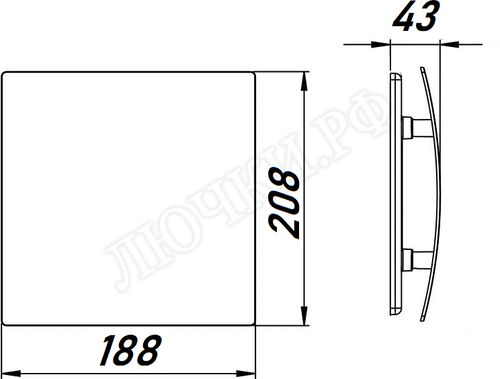 Вытяжной вентилятор Awenta System+, Silent, 125, KWS125H, PEI125, Нержавеющая сталь Вытяжной вентилятор Awenta System+, Silent, 125, KWS125H, PEI125, Нержавеющая сталь