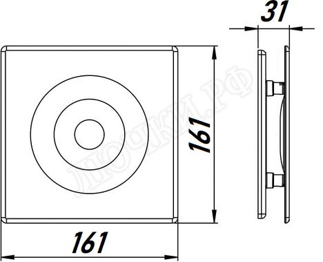 Вытяжной вентилятор Awenta System+, Turbo, 100, KWT100CTR, POS100, Серебро (сатин), пластик Вытяжной вентилятор Awenta System+, Turbo, 100, KWT100CTR, POS100, Серебро (сатин), пластик