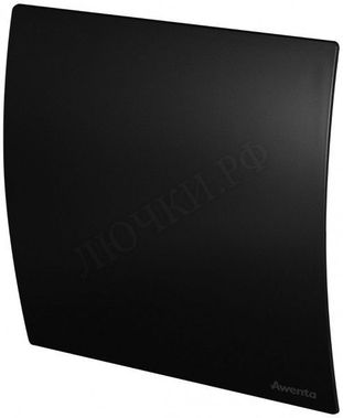 Вытяжной вентилятор Awenta System+, Silent, 125 KWS125H, Escudo, PECB125M, Чёрный матовый, пластик Вытяжной вентилятор Awenta System+, Silent, 125 KWS125H, Escudo, PECB125M, Чёрный матовый, пластик