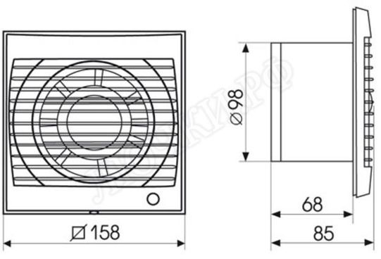 Вентилятор Future-100 PIR Вентилятор Future-100 PIR